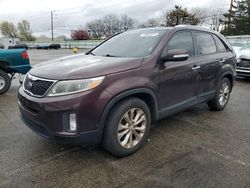 Salvage cars for sale at Moraine, OH auction: 2015 KIA Sorento EX