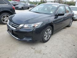 Salvage cars for sale at Bridgeton, MO auction: 2013 Honda Accord LX