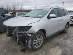 Salvage cars for sale from Copart Leroy, NY: 2016 Nissan Pathfinder S