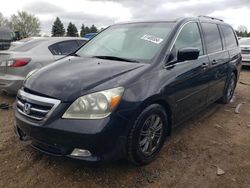 Salvage cars for sale at Elgin, IL auction: 2007 Honda Odyssey Touring