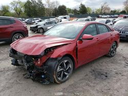 Salvage cars for sale at Madisonville, TN auction: 2023 Hyundai Elantra Limited