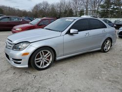 Salvage cars for sale at North Billerica, MA auction: 2013 Mercedes-Benz C 300 4matic