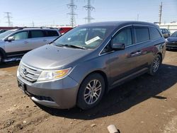Salvage cars for sale at Elgin, IL auction: 2013 Honda Odyssey EX