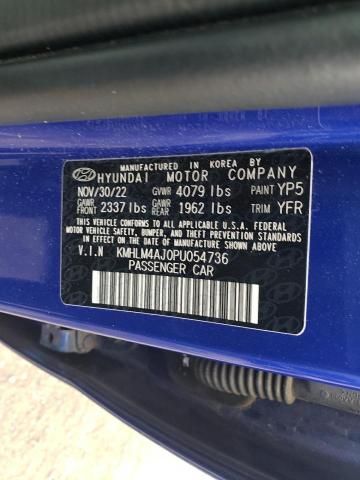 2023 Hyundai Elantra Blue