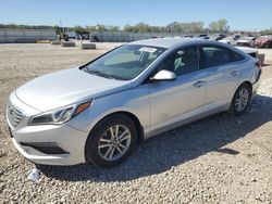 Salvage cars for sale from Copart Kansas City, KS: 2015 Hyundai Sonata SE