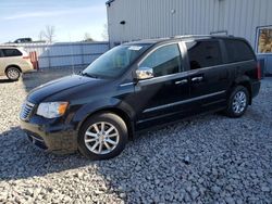 Salvage cars for sale from Copart Appleton, WI: 2016 Chrysler Town & Country Limited Platinum