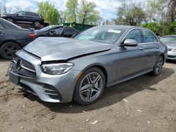 Salvage cars for sale at Baltimore, MD auction: 2021 Mercedes-Benz E 450 4matic