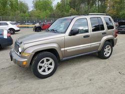 Salvage cars for sale at Waldorf, MD auction: 2007 Jeep Liberty Limited