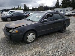 Salvage cars for sale from Copart Graham, WA: 1999 Toyota Corolla VE