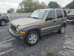 Salvage cars for sale at Gastonia, NC auction: 2007 Jeep Liberty Sport