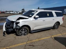 Salvage cars for sale at Woodhaven, MI auction: 2018 Ford Expedition Max XLT