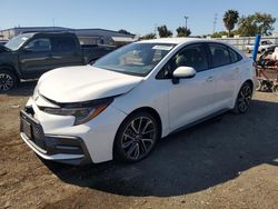 Salvage cars for sale from Copart San Diego, CA: 2021 Toyota Corolla SE