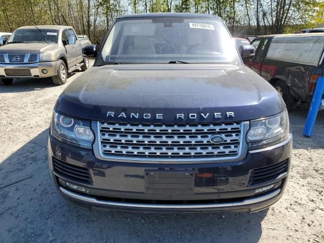 2016 Land Rover Range Rover HSE