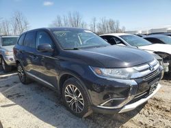Salvage cars for sale at auction: 2017 Mitsubishi Outlander ES