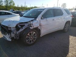 Chevrolet Traverse Premier salvage cars for sale: 2021 Chevrolet Traverse Premier