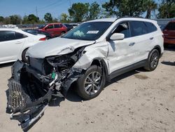 Salvage cars for sale from Copart Riverview, FL: 2017 Hyundai Santa FE SE