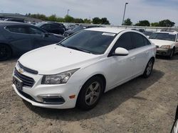 Salvage cars for sale from Copart Sacramento, CA: 2015 Chevrolet Cruze LT