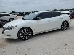 Salvage cars for sale from Copart San Antonio, TX: 2017 Nissan Maxima 3.5S