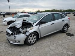 Salvage cars for sale at Indianapolis, IN auction: 2015 Ford Focus S
