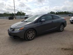 Salvage cars for sale from Copart Newton, AL: 2012 Honda Civic EX