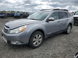 Salvage cars for sale from Copart Eugene, OR: 2010 Subaru Outback 2.5I Limited