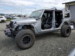 Jeep salvage cars for sale: 2018 Jeep Wrangler Unlimited Rubicon