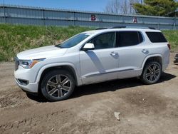 Salvage cars for sale from Copart Davison, MI: 2018 GMC Acadia Denali