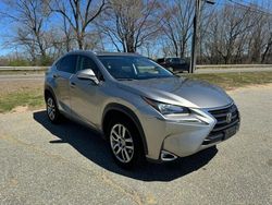 Salvage cars for sale from Copart North Billerica, MA: 2015 Lexus NX 200T