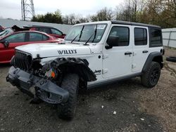 Salvage cars for sale at Windsor, NJ auction: 2022 Jeep Wrangler Unlimited Sport