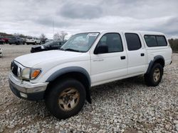 Salvage cars for sale from Copart West Warren, MA: 2002 Toyota Tacoma Double Cab Prerunner