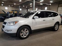 Salvage cars for sale at Blaine, MN auction: 2012 Chevrolet Traverse LT