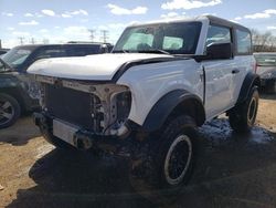 Salvage cars for sale at Elgin, IL auction: 2022 Ford Bronco Base