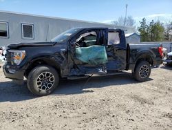 Salvage cars for sale at Lyman, ME auction: 2022 Ford F150 Supercrew