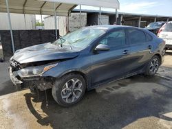 Salvage cars for sale at Fresno, CA auction: 2019 KIA Forte FE