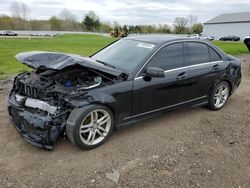 Salvage cars for sale at Columbia Station, OH auction: 2014 Mercedes-Benz C 300 4matic
