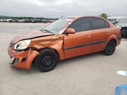 Salvage cars for sale from Copart Grand Prairie, TX: 2009 KIA Rio Base