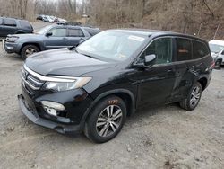 Honda Pilot EXL salvage cars for sale: 2016 Honda Pilot EXL