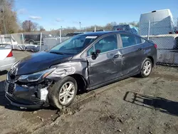 Salvage cars for sale at East Granby, CT auction: 2017 Chevrolet Cruze LT