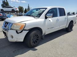 Salvage cars for sale from Copart Rancho Cucamonga, CA: 2008 Nissan Titan XE