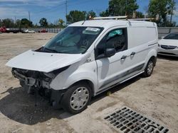 Salvage trucks for sale at Riverview, FL auction: 2017 Ford Transit Connect XL