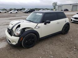 Salvage cars for sale from Copart Kansas City, KS: 2013 Mini Cooper S