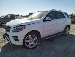 Salvage cars for sale at Antelope, CA auction: 2015 Mercedes-Benz ML 400 4matic