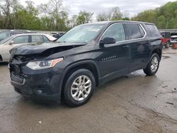 Salvage cars for sale at Ellwood City, PA auction: 2018 Chevrolet Traverse LS