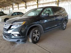 Honda Pilot ex salvage cars for sale: 2018 Honda Pilot EX