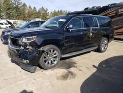 Chevrolet Suburban salvage cars for sale: 2015 Chevrolet Suburban K1500 LTZ