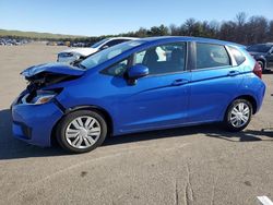 Salvage cars for sale at Brookhaven, NY auction: 2015 Honda FIT LX