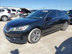 Salvage cars for sale at Haslet, TX auction: 2015 Honda Accord LX