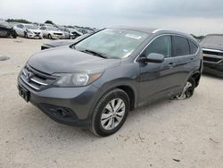 Salvage cars for sale at San Antonio, TX auction: 2013 Honda CR-V EXL