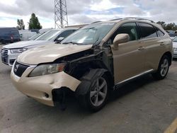 Salvage cars for sale at Hayward, CA auction: 2010 Lexus RX 350