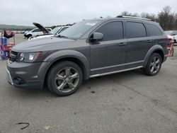 Salvage cars for sale from Copart Brookhaven, NY: 2017 Dodge Journey Crossroad
